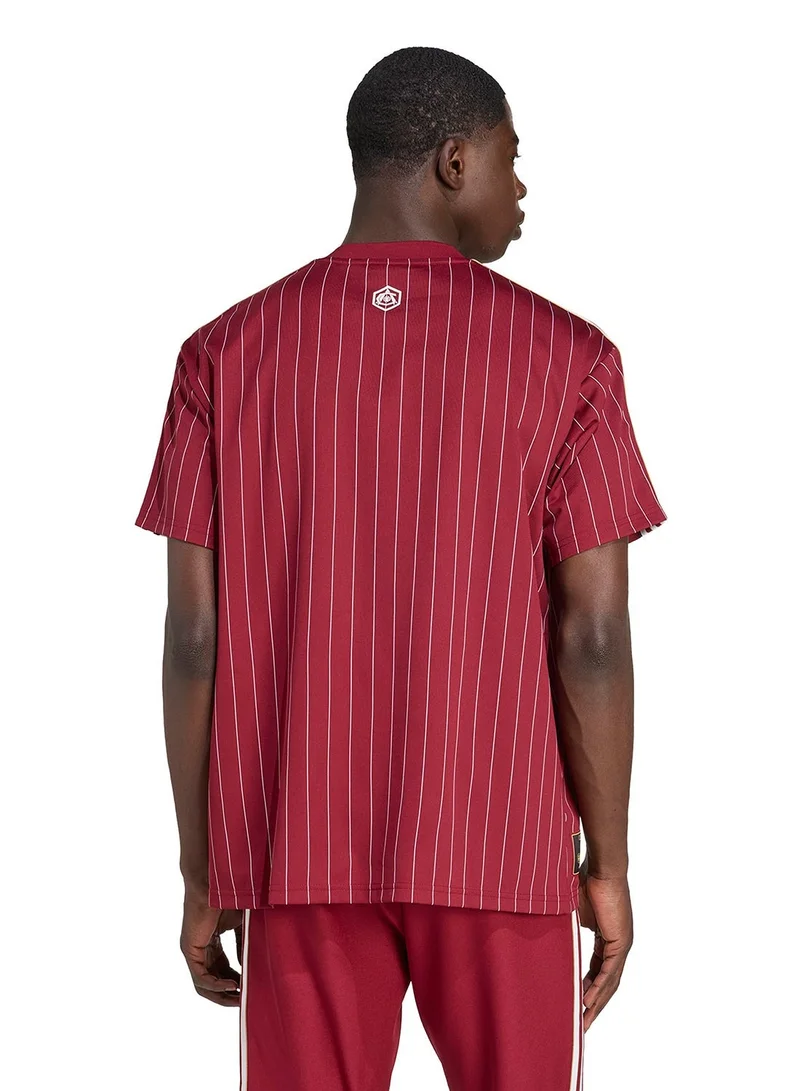 اديداس قميص أيقونة  بورغندي للجنسين